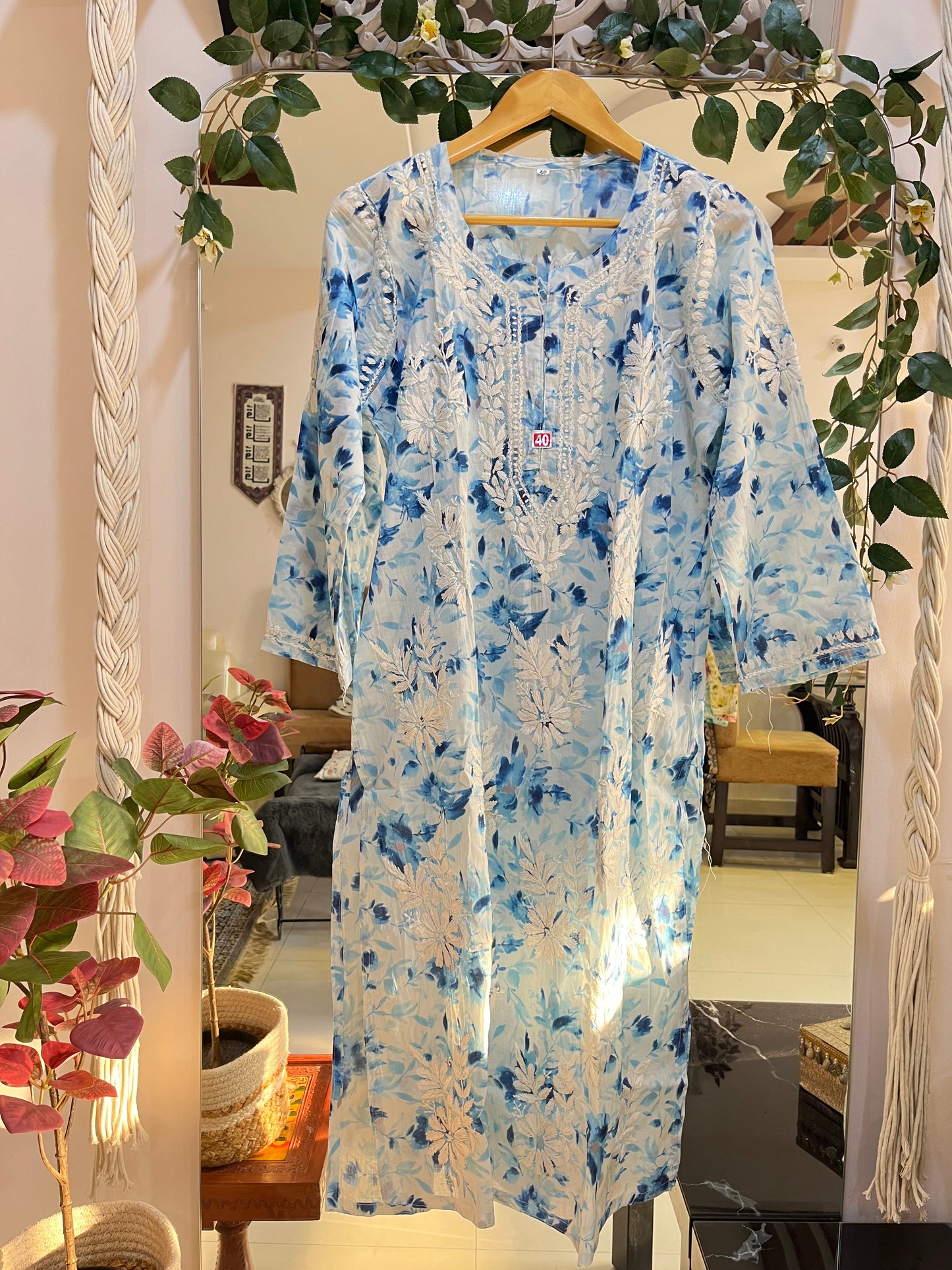 Zara mul kurta