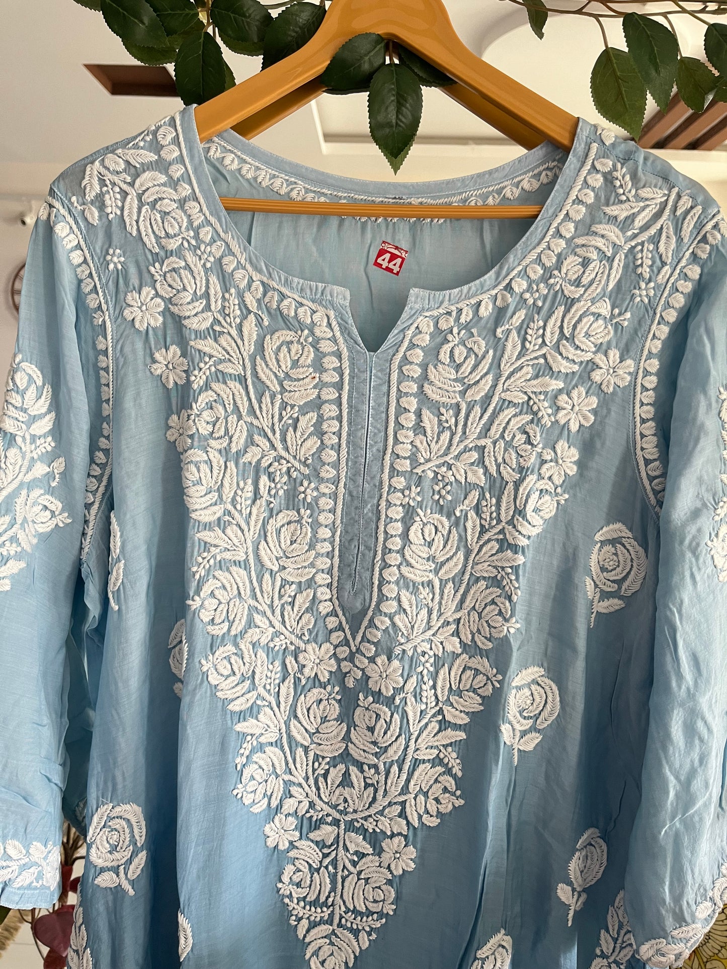 Rose muslin kurta
