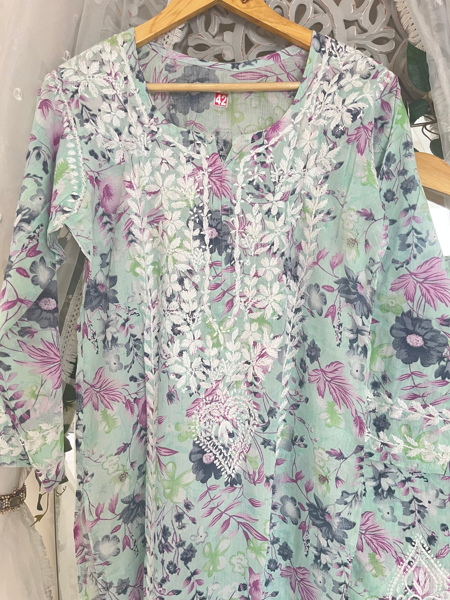 Zaara mul suit set with dupatta