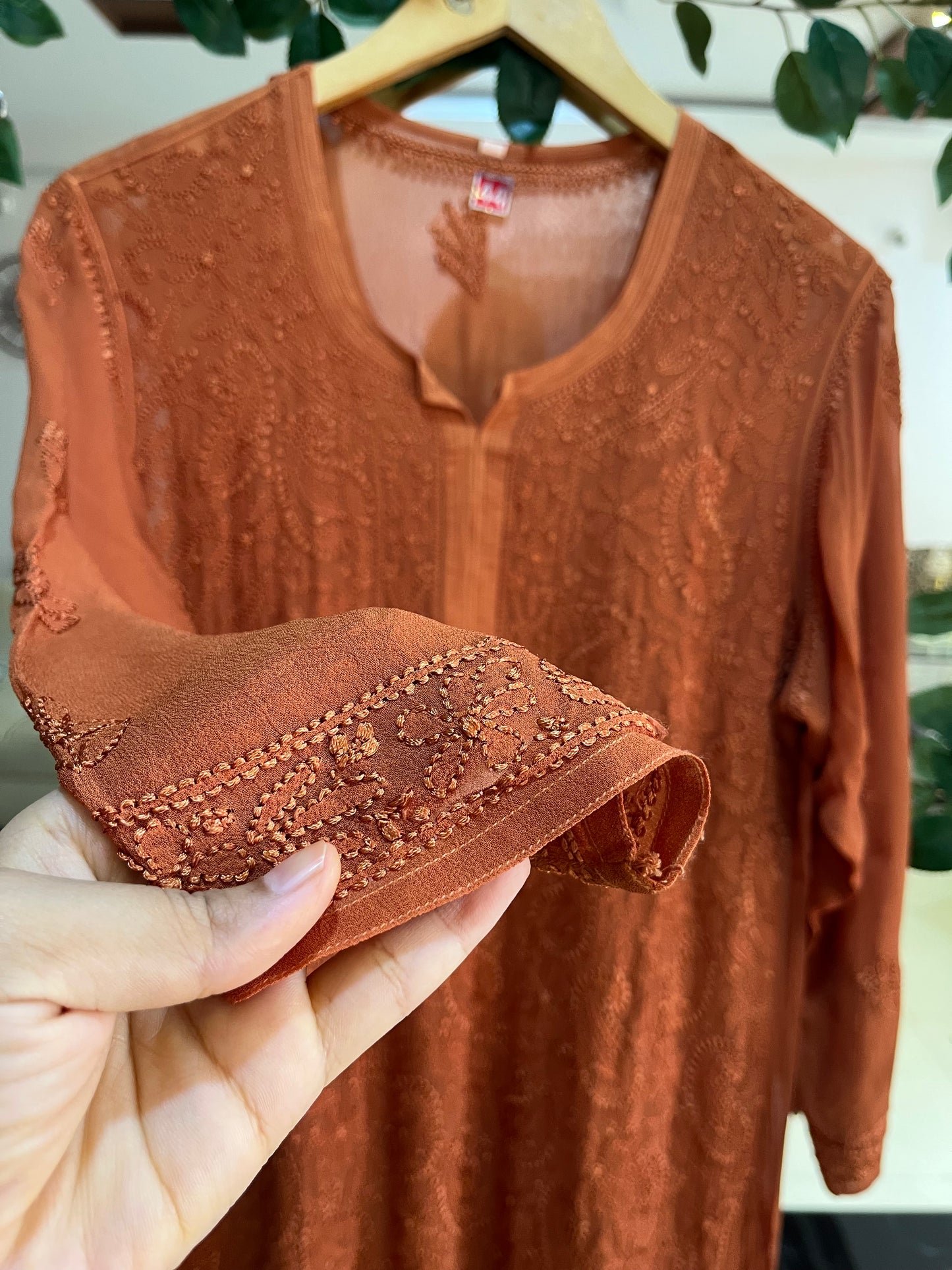 Sama short kurta (coffee)