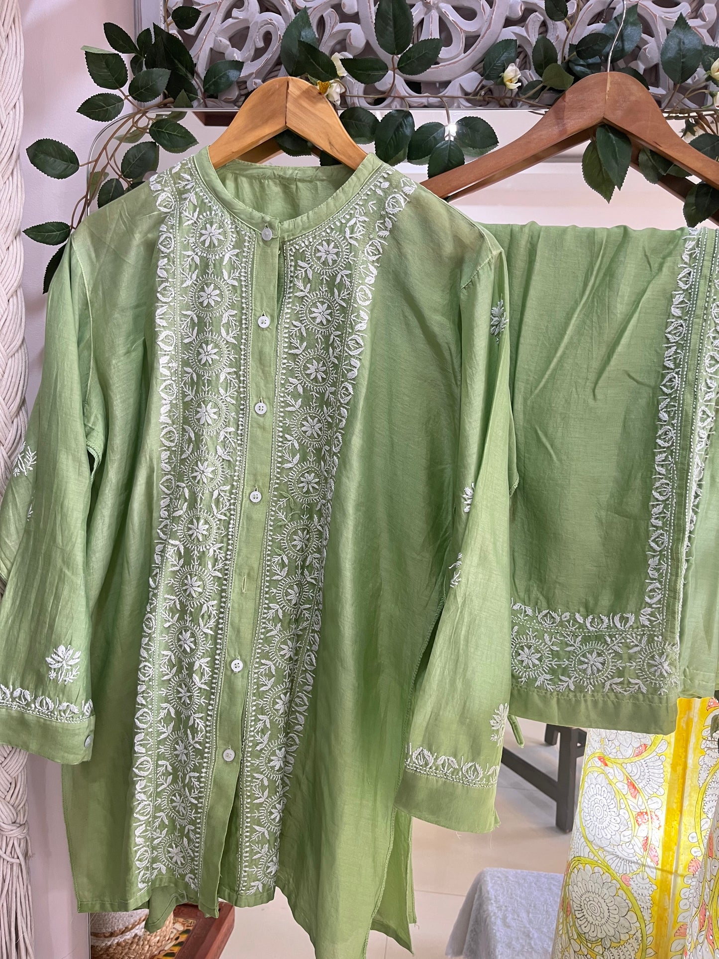 Kiya mul coord set (Semi Stitched)
