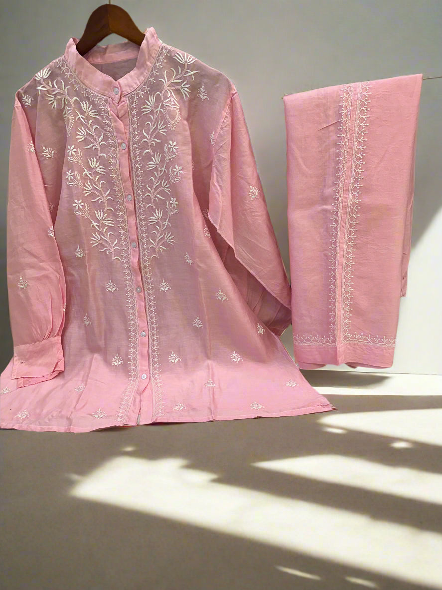 Soha chanderi coord set