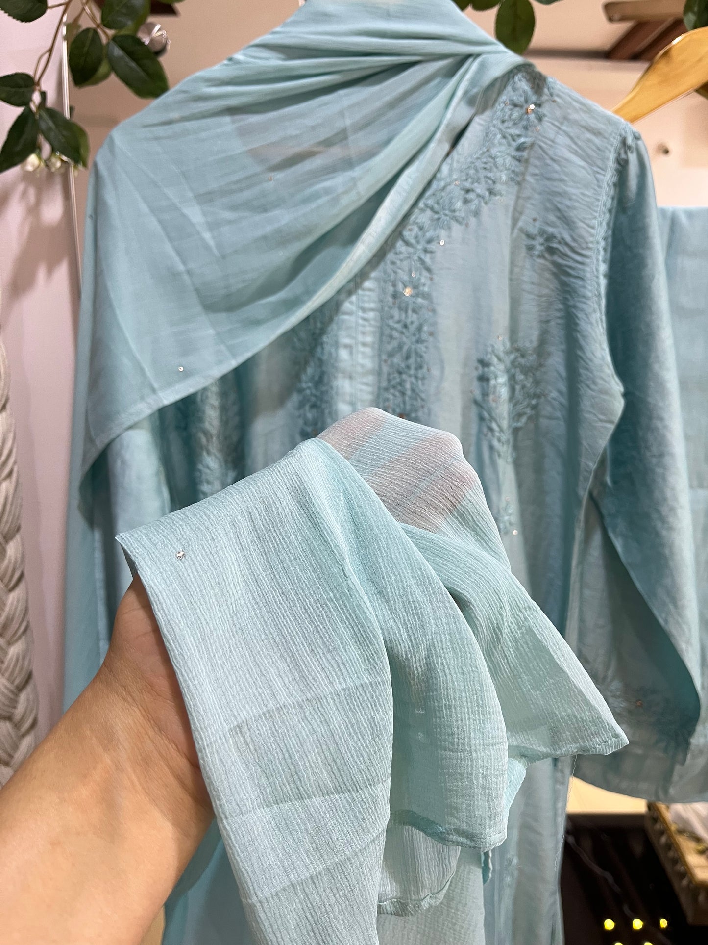 Sajal suit set
