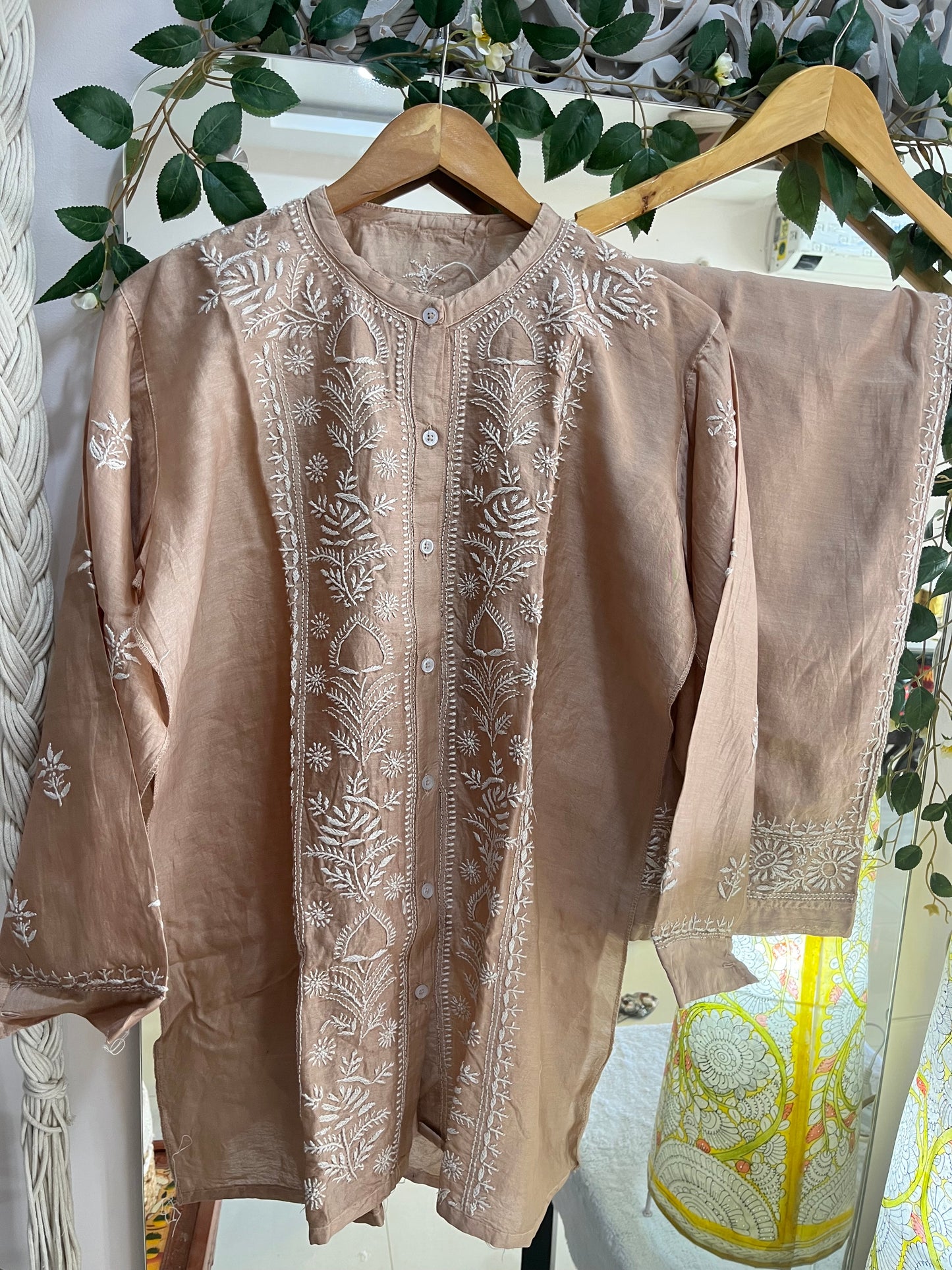 Kiya mul coord set(Semi Stitched)