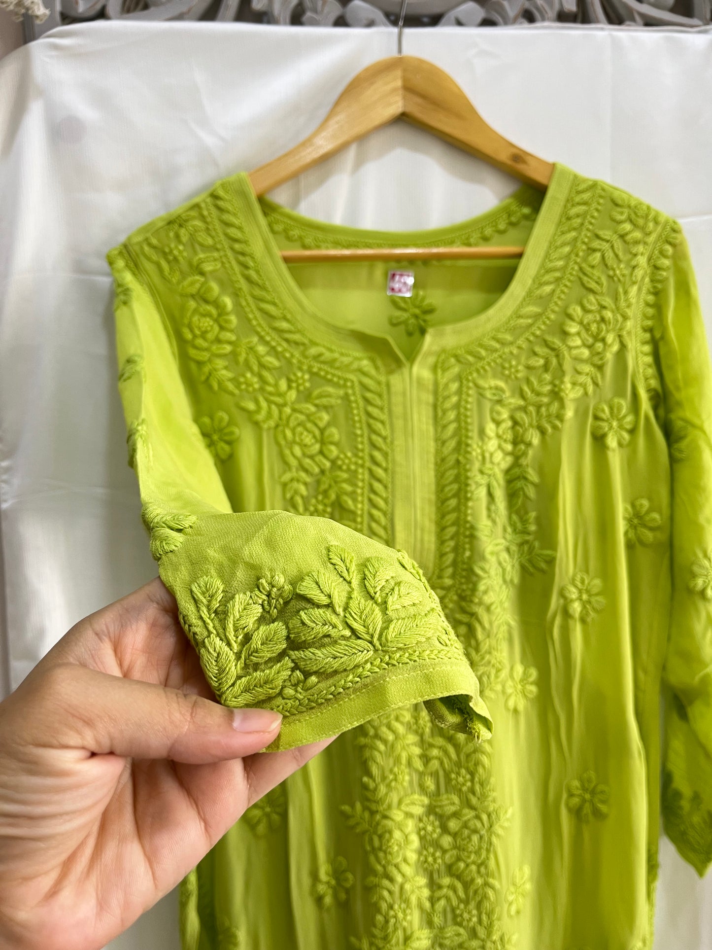 Fiza viscose rose kurta