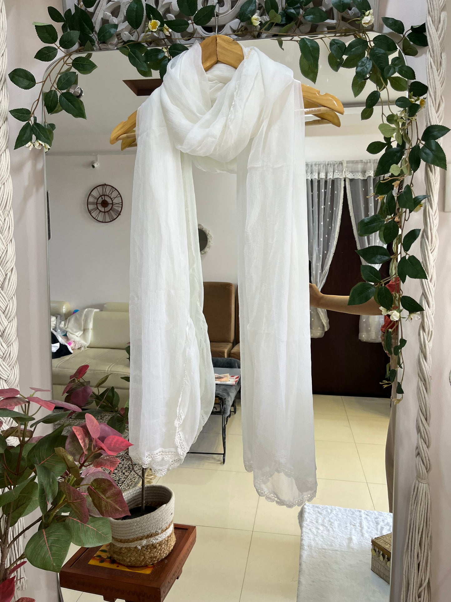 Pure chiffon dupatta