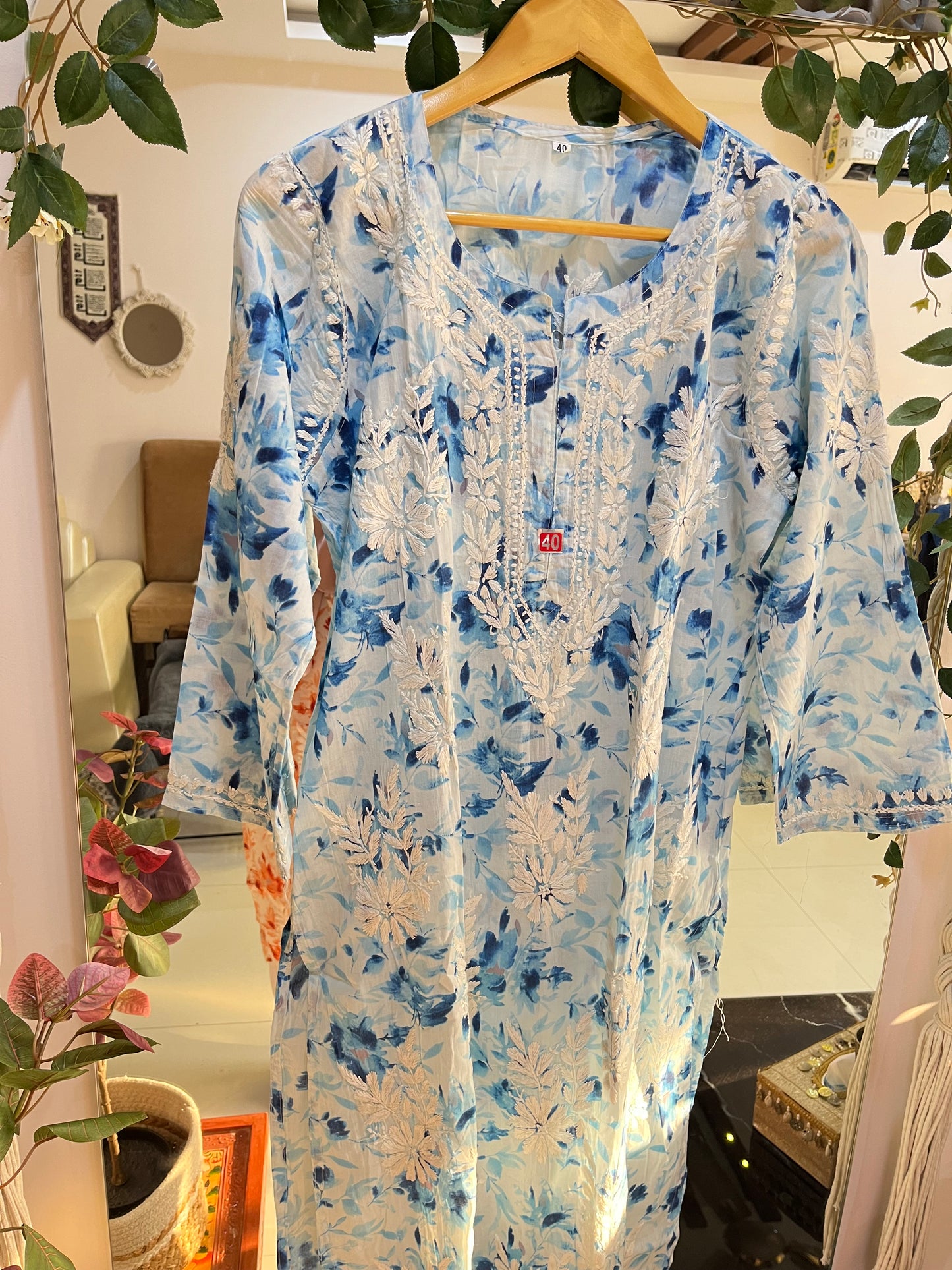 Zara mul kurta