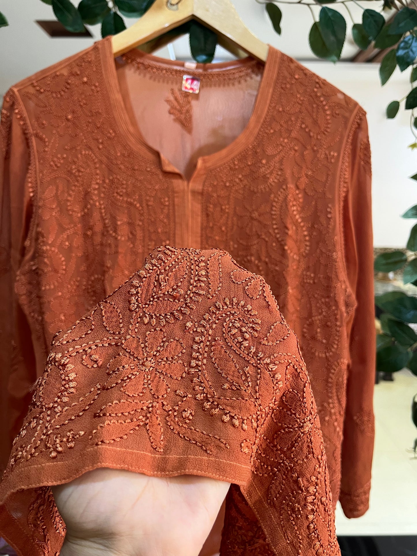Sama short kurta (coffee)