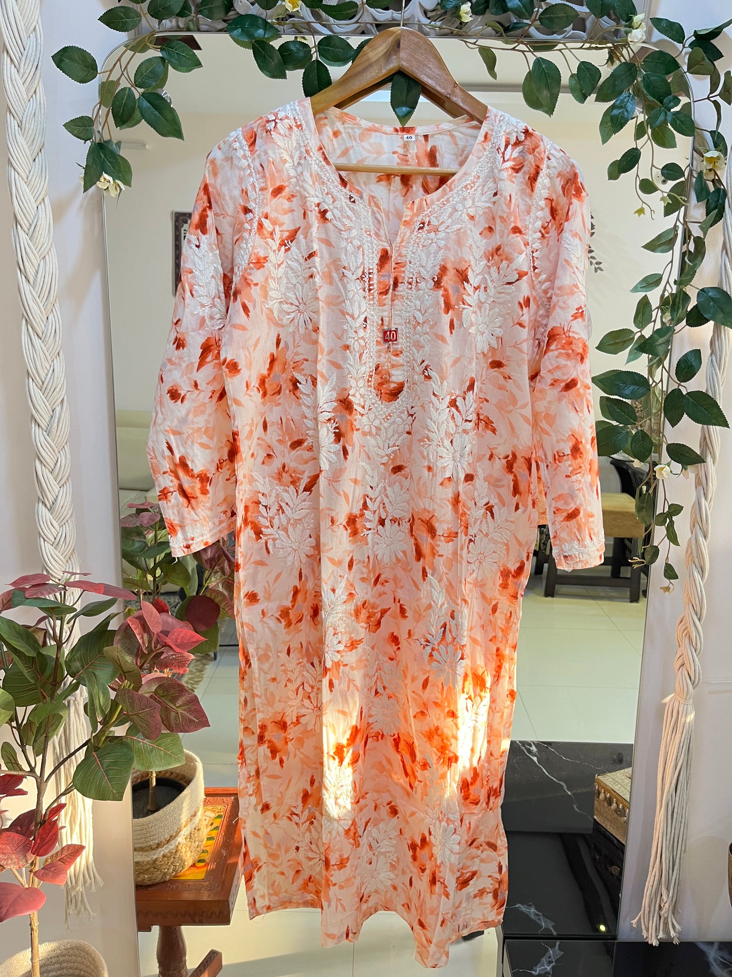 Zara mul kurta