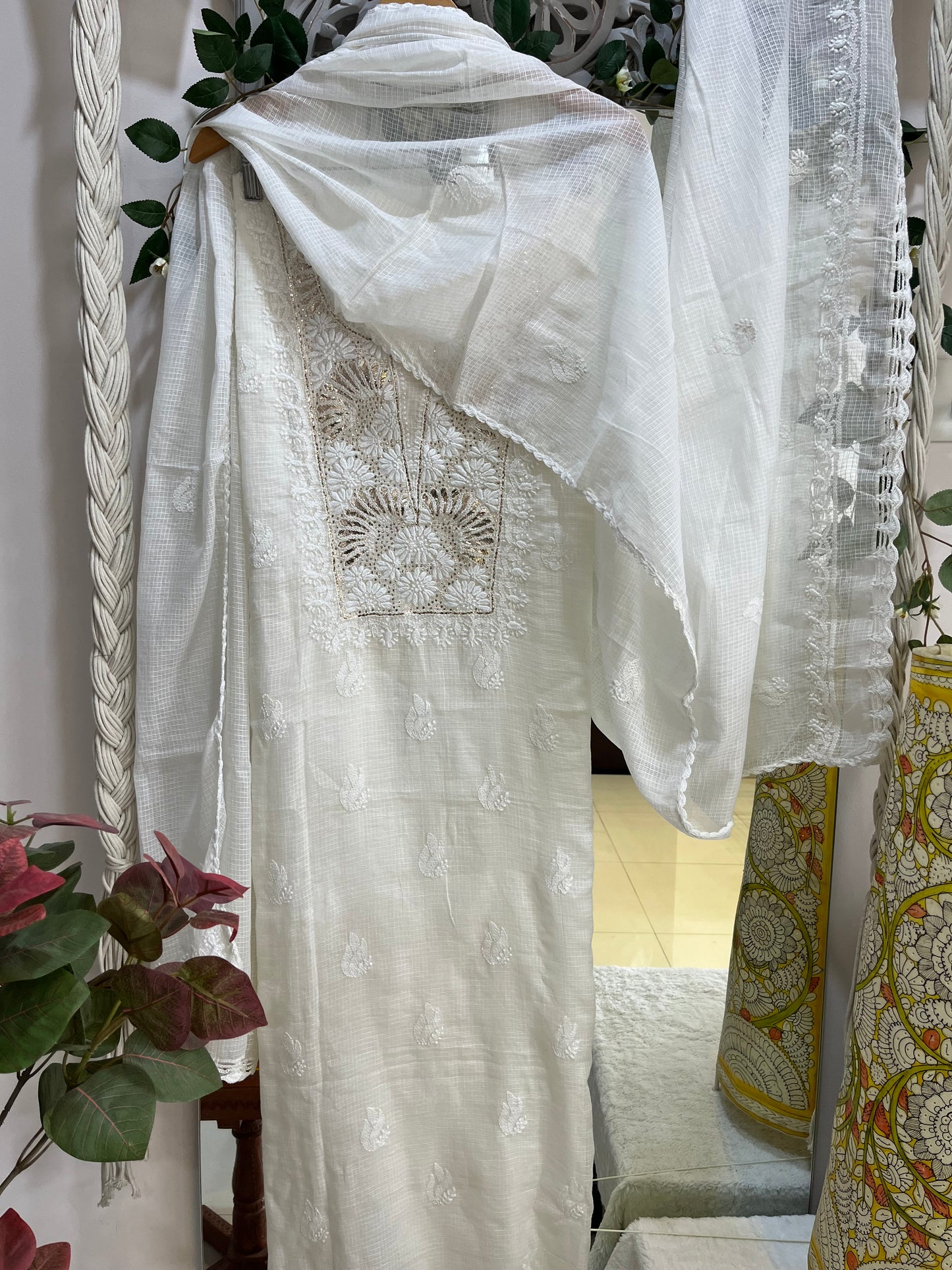 Kota doria kamdani suit set