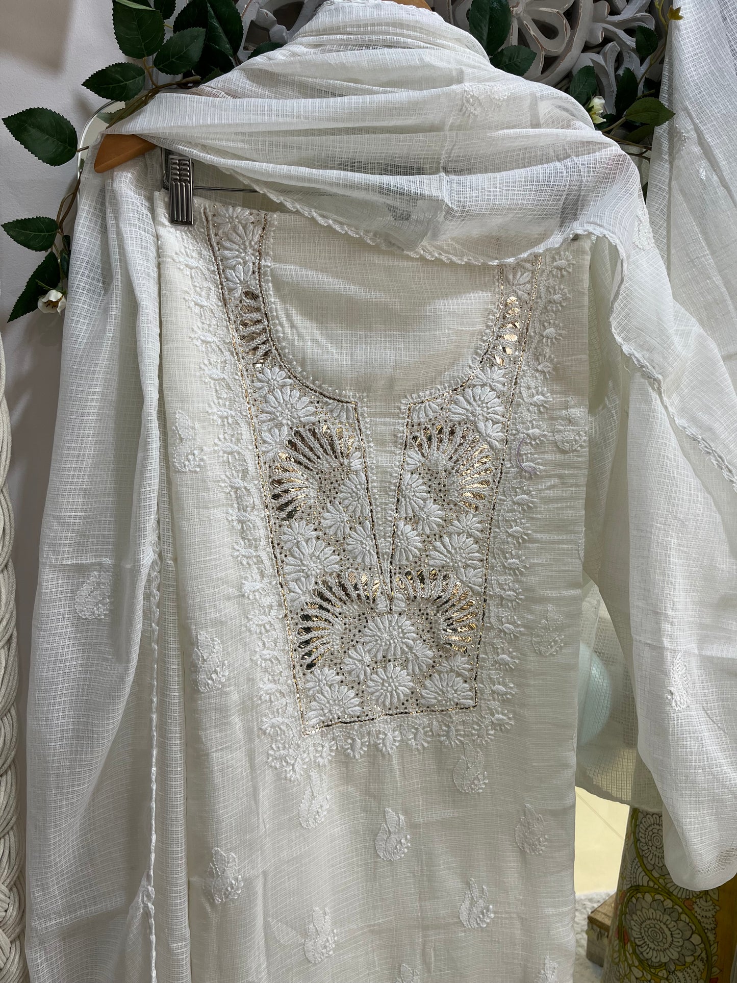 Kota doria kamdani suit set