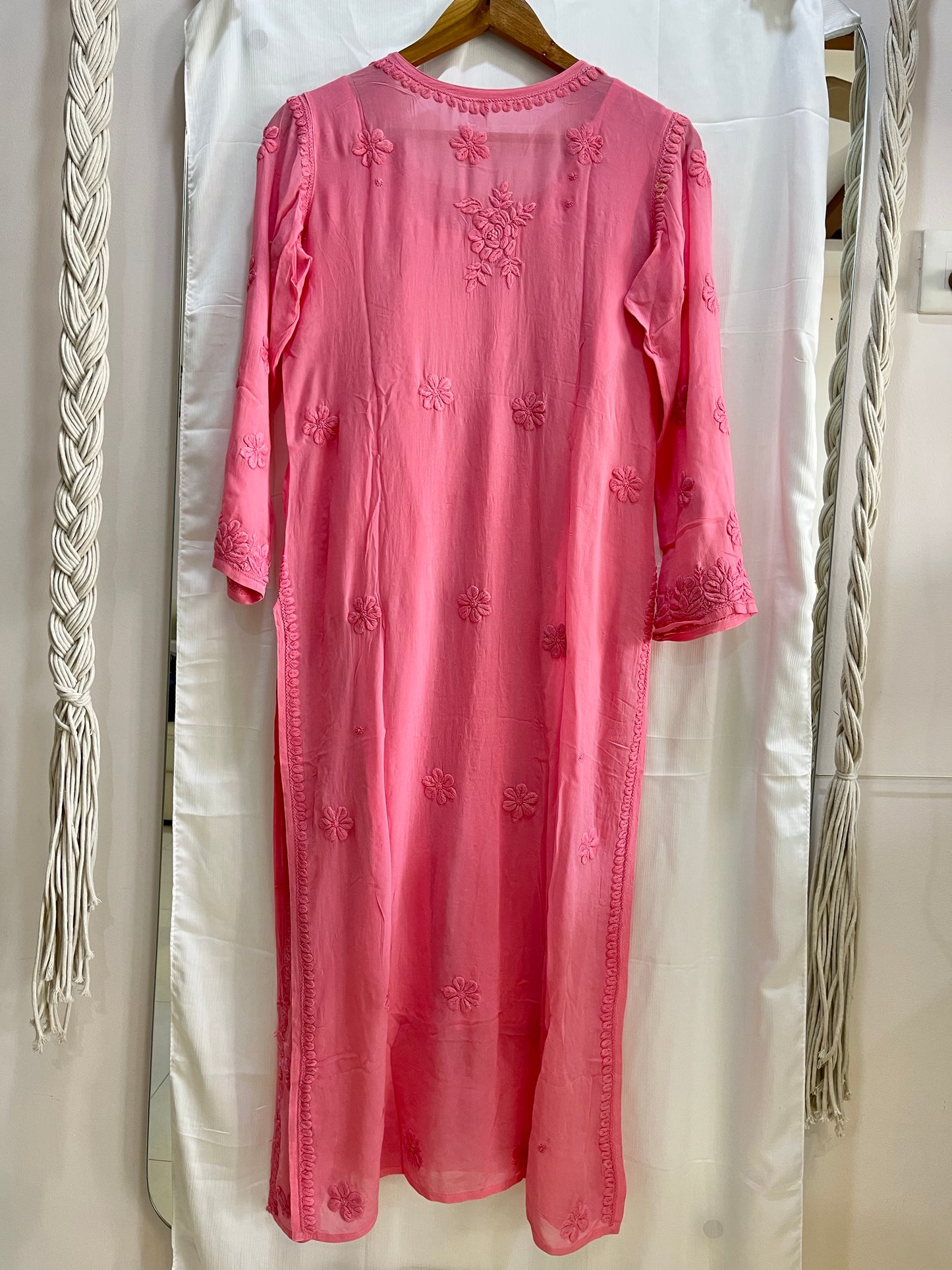 Fiza viscose rose kurta