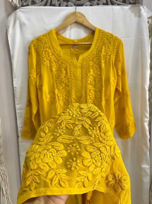 Fiza viscose rose kurta