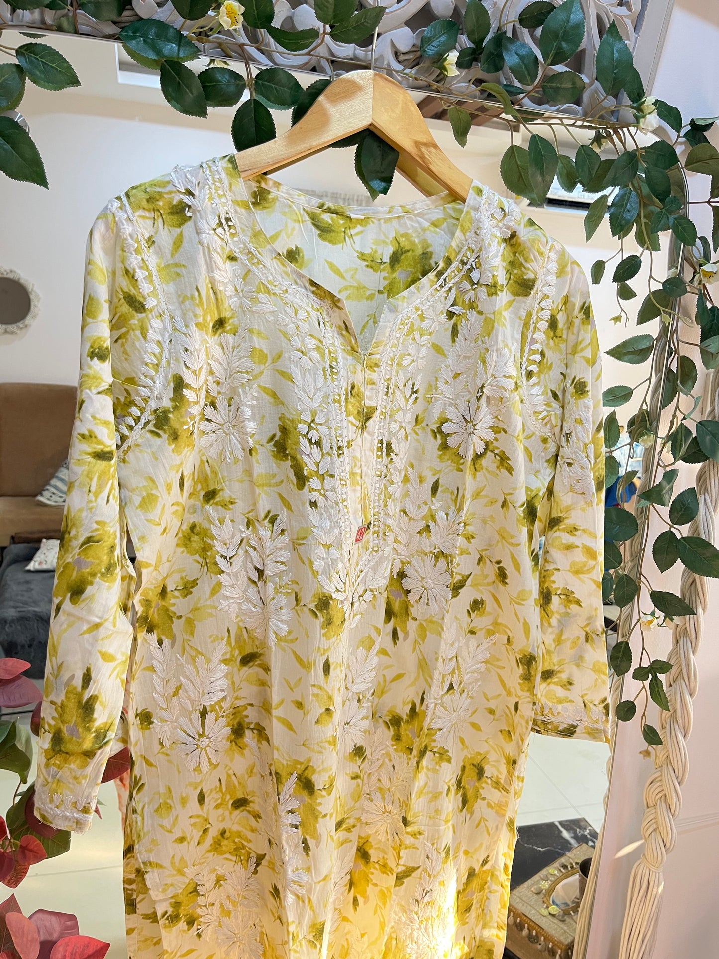Zara mul kurta