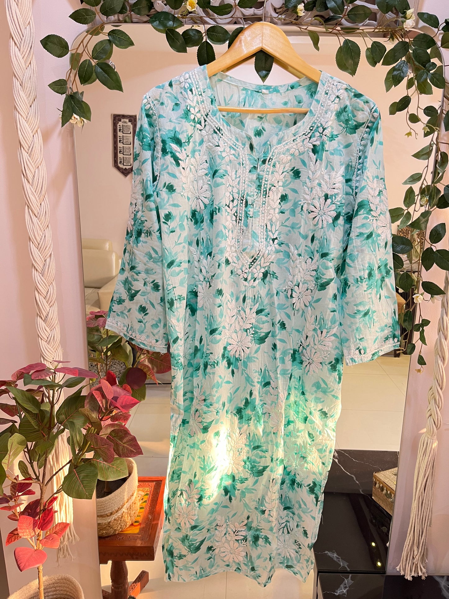 Zara mul kurta