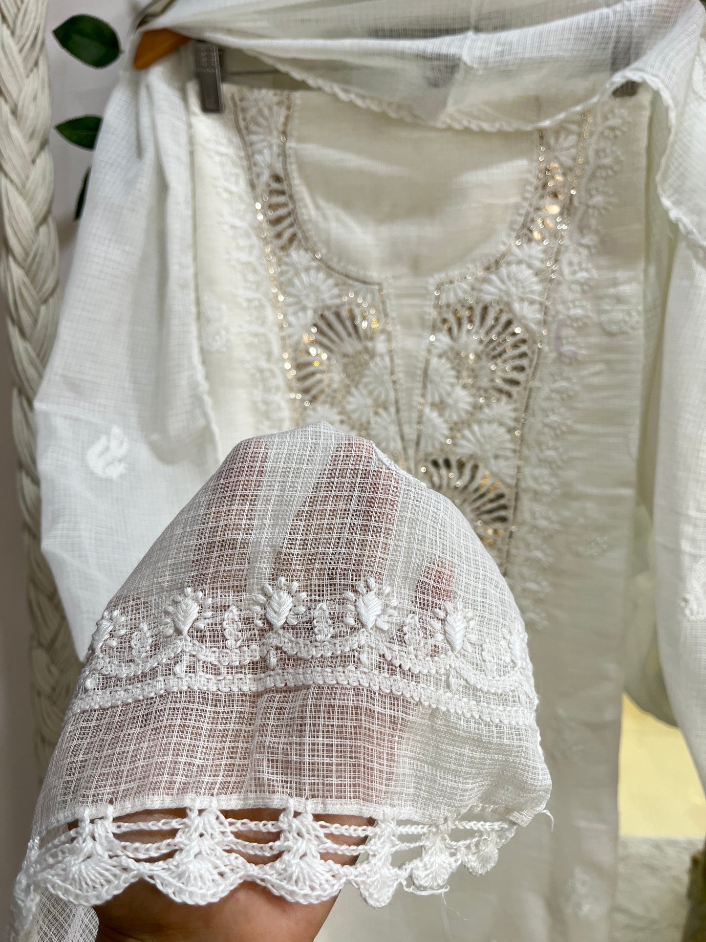 Kota doria kamdani suit set