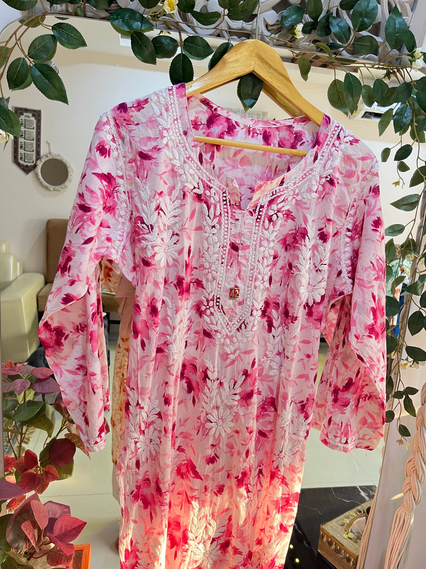 Zara mul kurta
