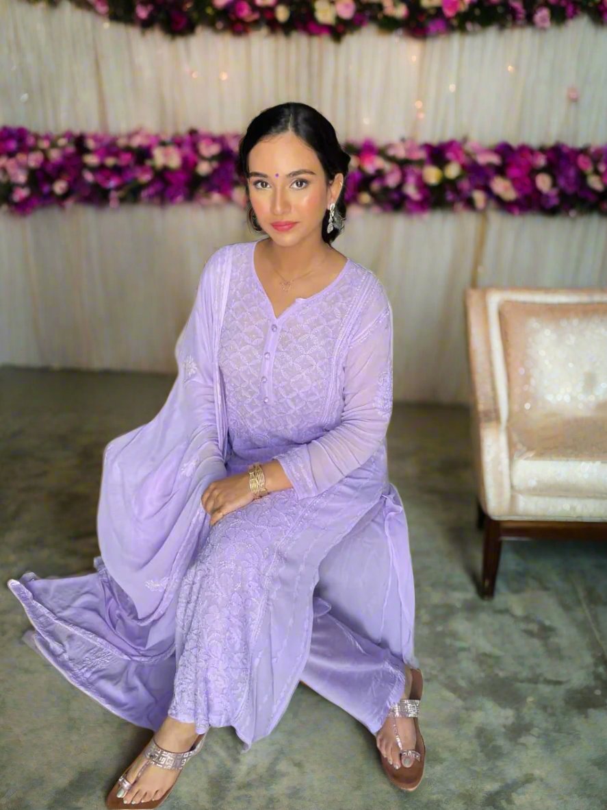 CHIKANKARI SUIT SET