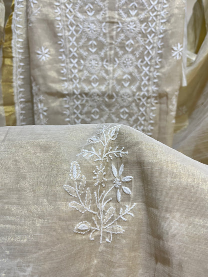 Ziya shimmer cotton suit set