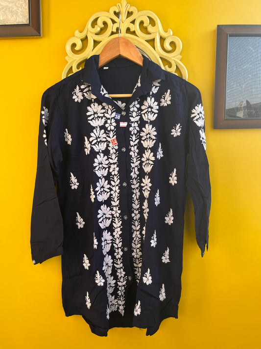 Sheen chikankari Shirt