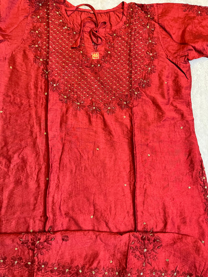 Sama silk suit set