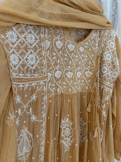 Sama pure mul chanderi angarkha