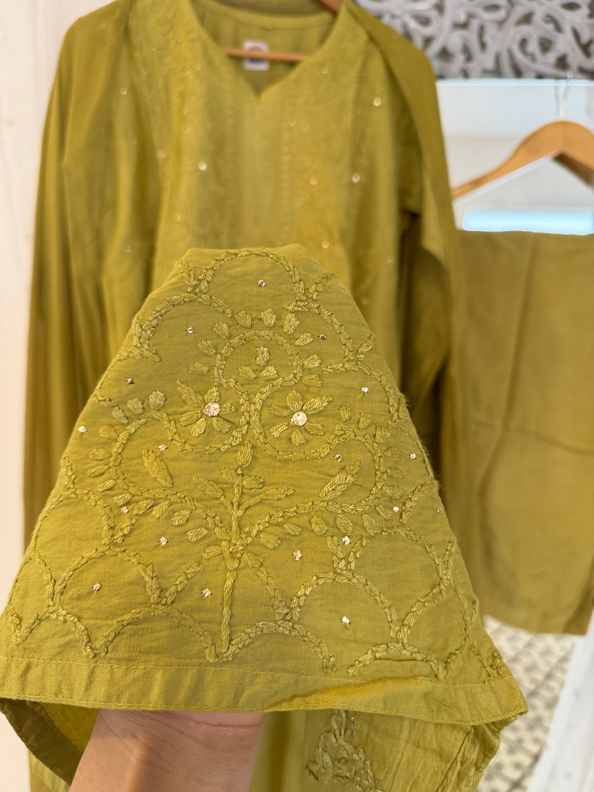 Sajal suit set