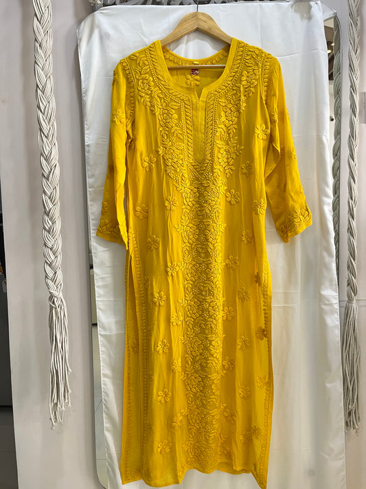 Fiza viscose rose kurta