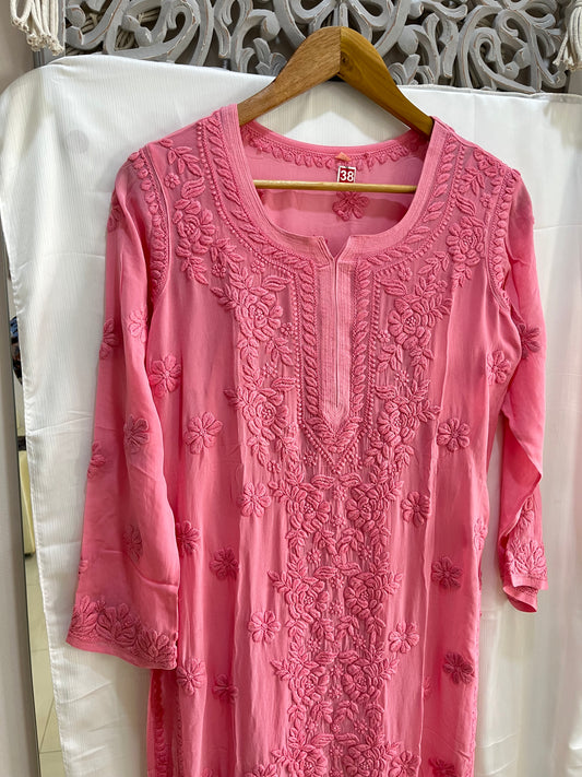 Fiza viscose rose kurta