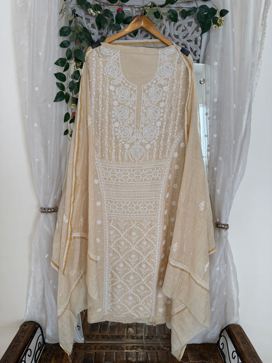 Pure monga silk suit set