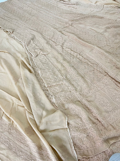 Camel Anarkali set