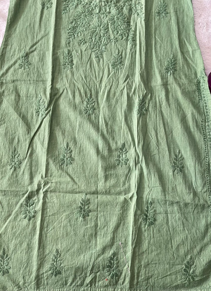 Slub cotton kurta