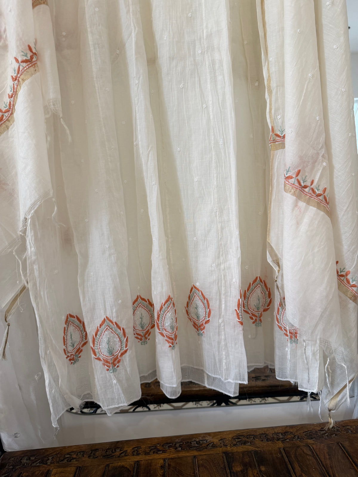 Anah pure mul chanderi anarkali