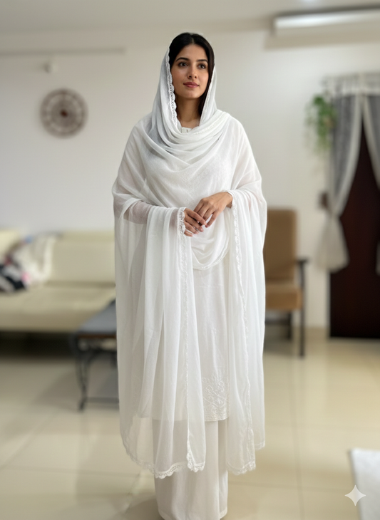 Pure chiffon dupatta