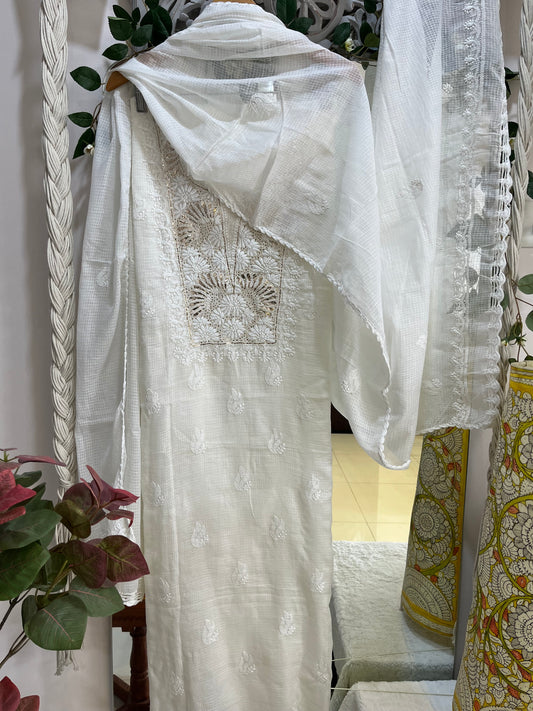 Kota doria kamdani suit set
