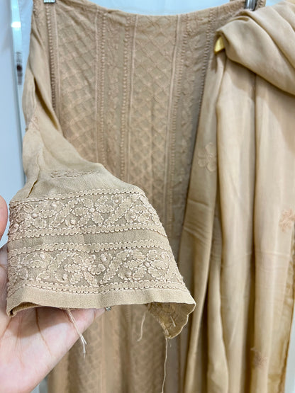 Camel Anarkali set