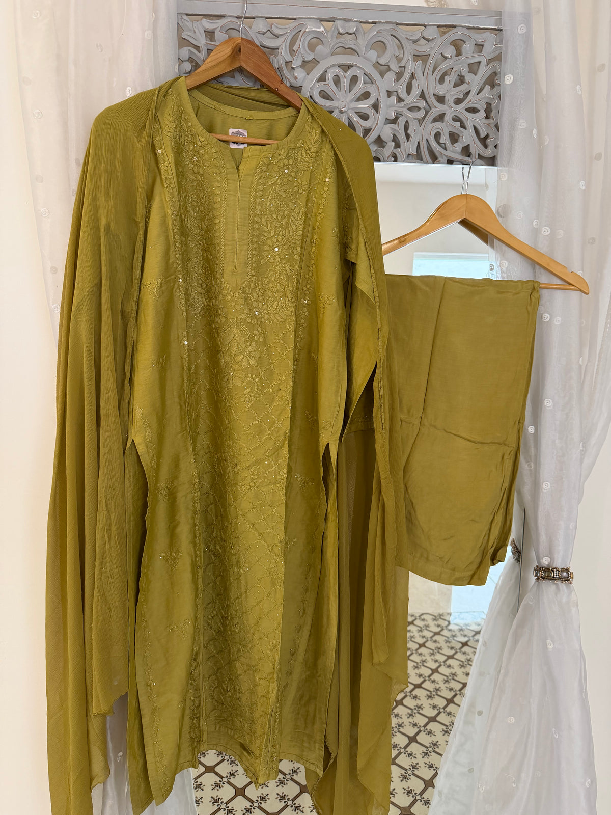 Sajal suit set