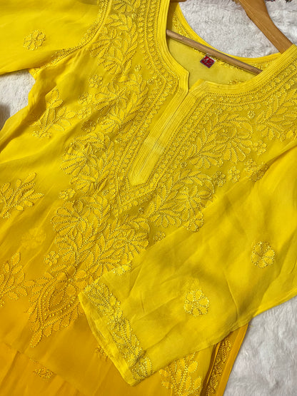 Sama viscose kurta (yellow)