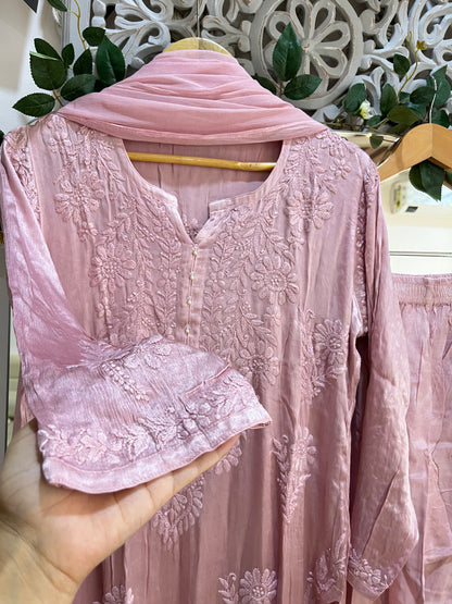 Chinnon suit set (dusky pink)