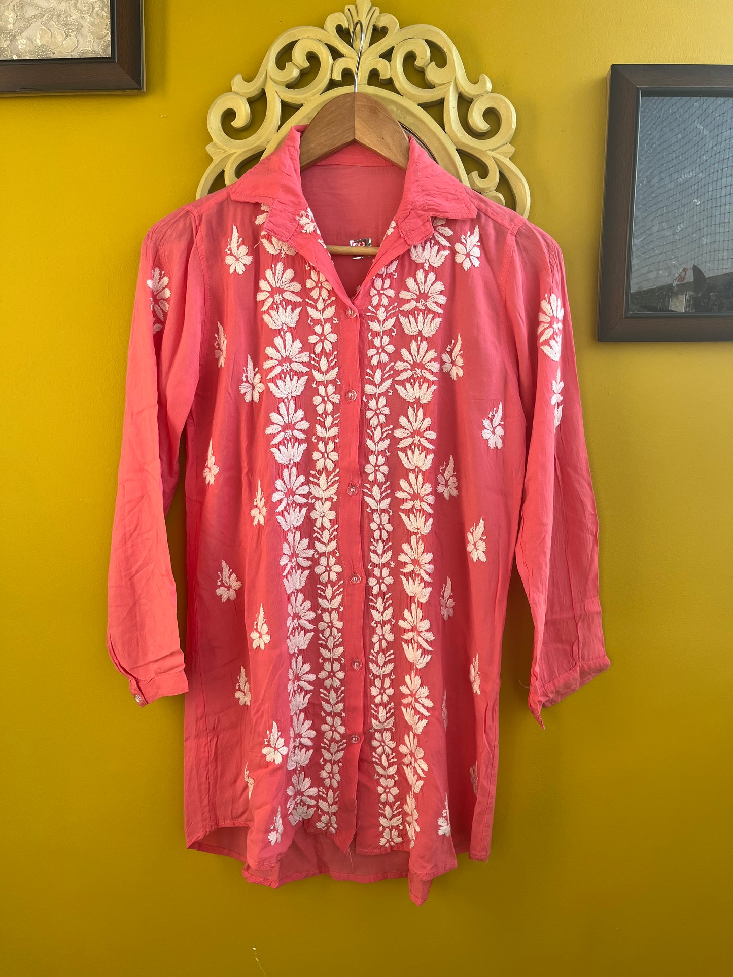 Sheen chikankari Shirt