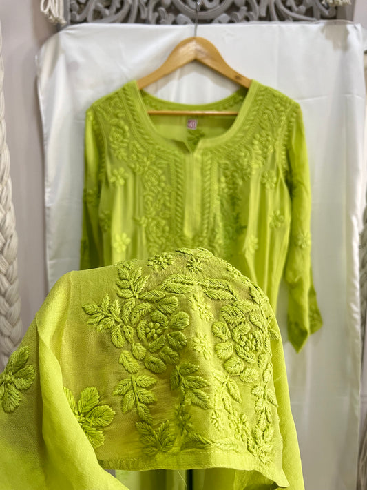 Fiza viscose rose kurta
