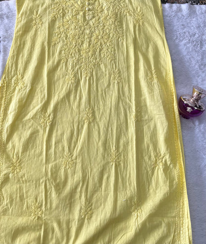 Slub cotton kurta
