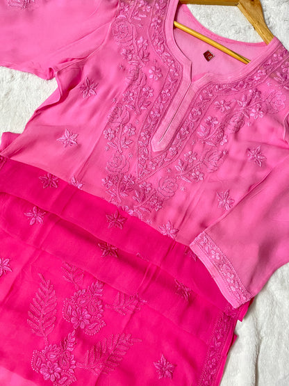 Mahi viscose kurta(pink)