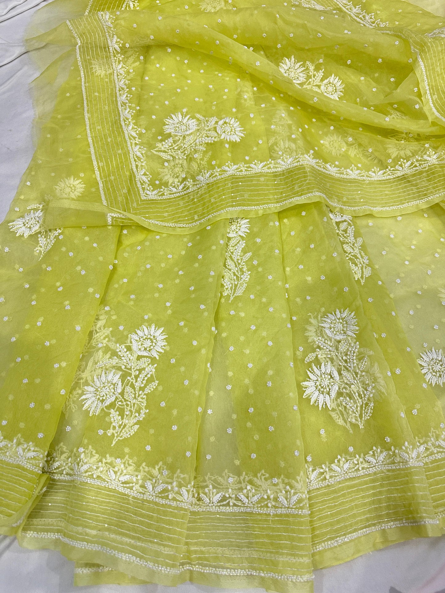 Rabab organza saree