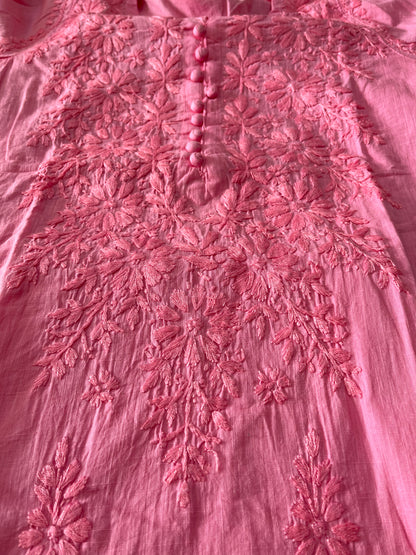 Slub cotton kurta