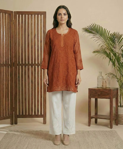 Sama short kurta (coffee)