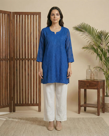 Sama short kurta (blue)