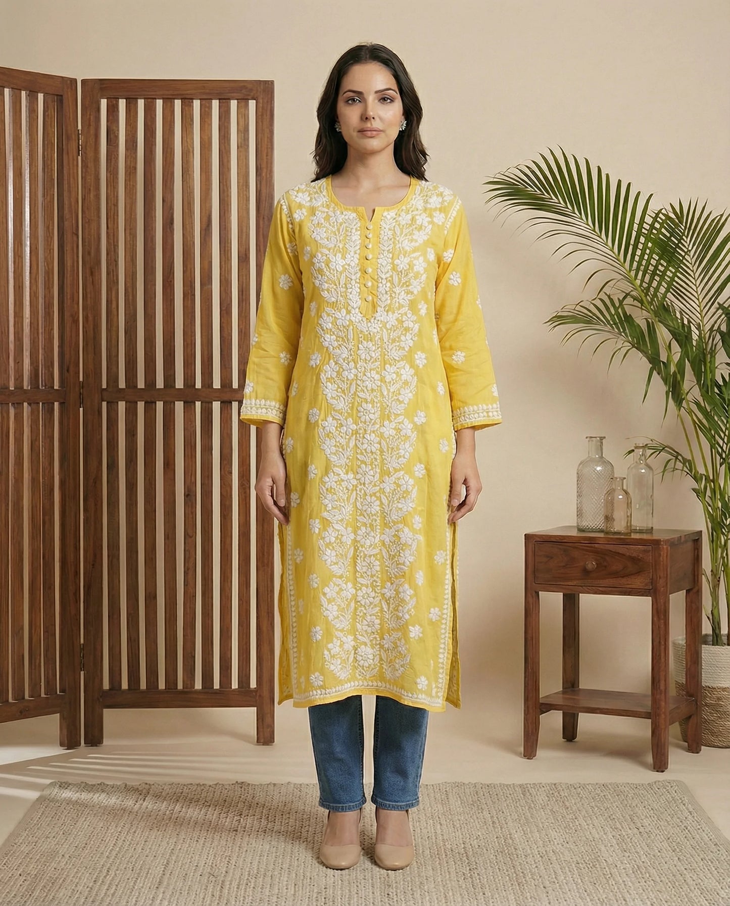 Sheen muslin kurta